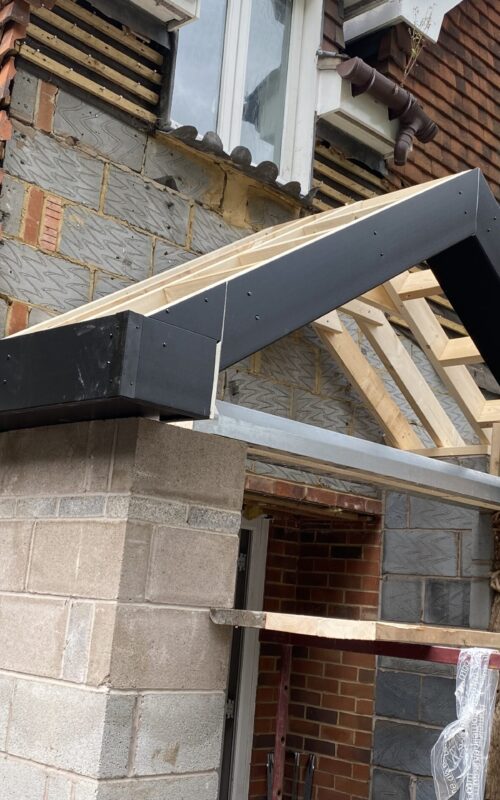 Fascia and soffit done by us