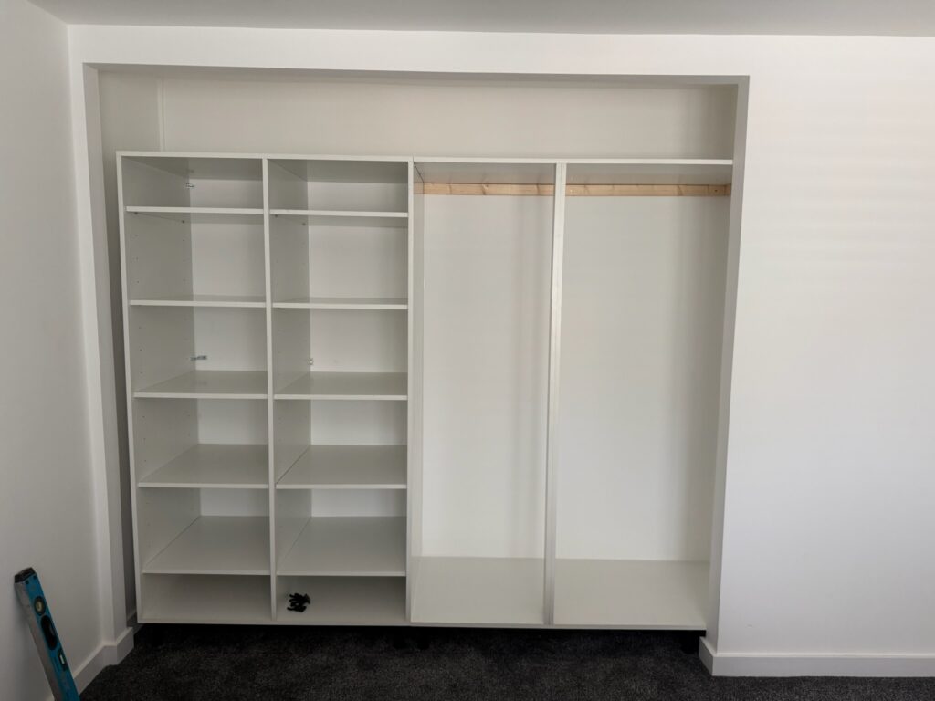 Custom made to measure fully fitted wardrobe - Cheshire